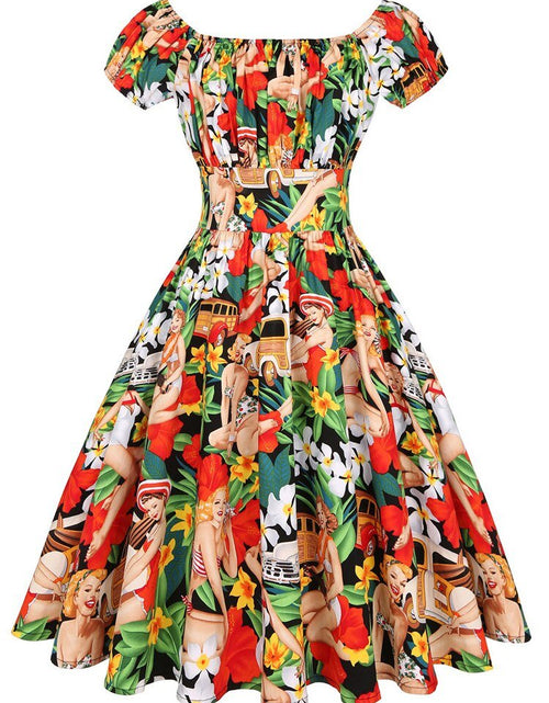 Load image into Gallery viewer, Rockabilly Women Swing Dress, Party Dresses- 50s 60s
