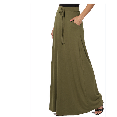 Load image into Gallery viewer, Full Size Soft Maxi Skirt
