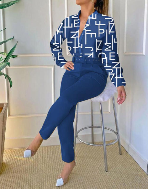 Load image into Gallery viewer, Elegant Office Wear Two Piece Sets
