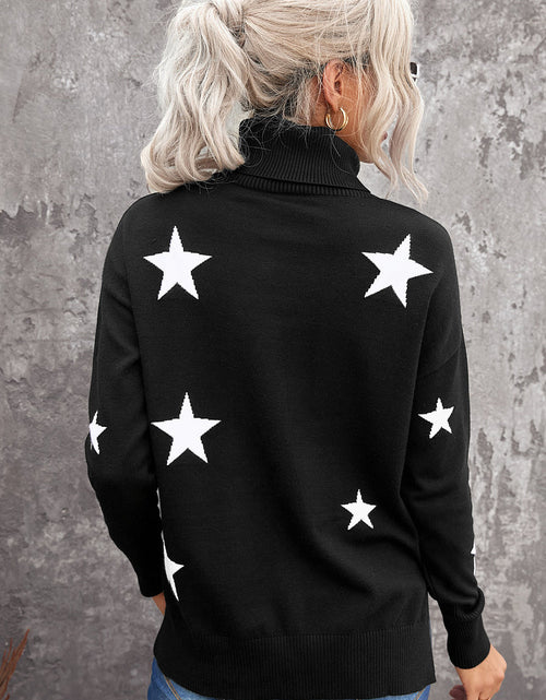 Load image into Gallery viewer, Star Print Sweater
