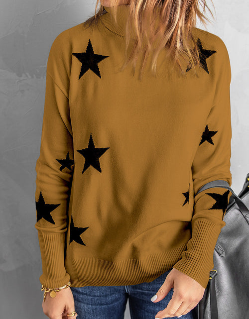 Load image into Gallery viewer, Star Print Sweater
